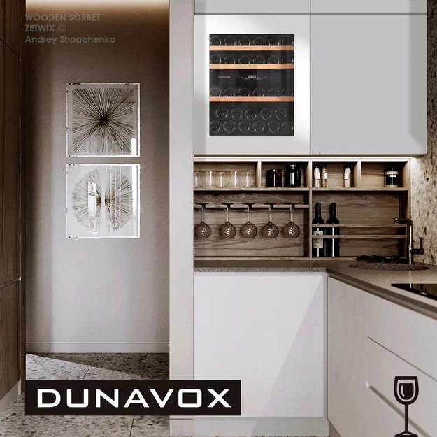 Винный шкаф Dunavox DAV-32.81DW.TO (фото 2) Винный шкаф Dunavox DAV-32.81DW.TO (preview 2)