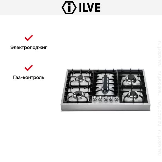Варочная панель Ilve HAP-95PC (фото 3) Варочная панель Ilve HAP-95PC (preview 3)