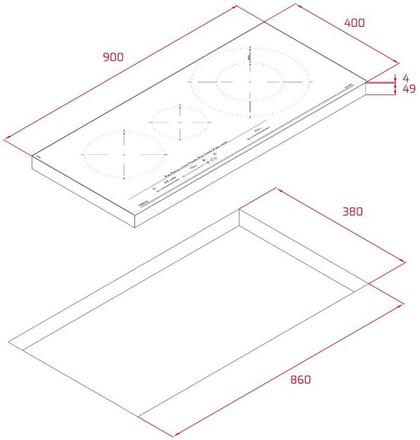 Индукционная варочная панель Teka IZC 93320 MST BLACK (фото 8) Индукционная варочная панель Teka IZC 93320 MST BLACK (preview 8)