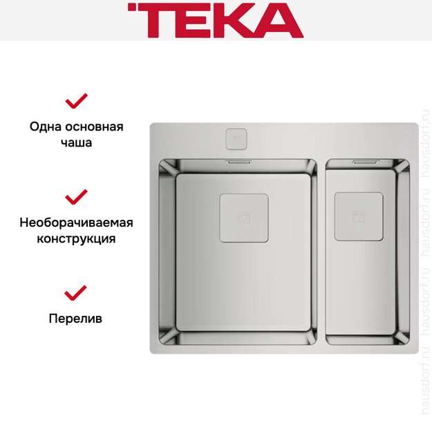 Мойка Teka FORLINEA RS15 2B 580 POLISHED (preview 7)