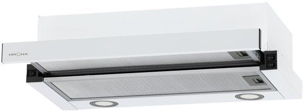 Встраиваемая вытяжка Krona KAMILLA T 600 WHITE (2 мотора) (фото 1) Встраиваемая вытяжка Krona KAMILLA T 600 WHITE (2 мотора) (preview 1)
