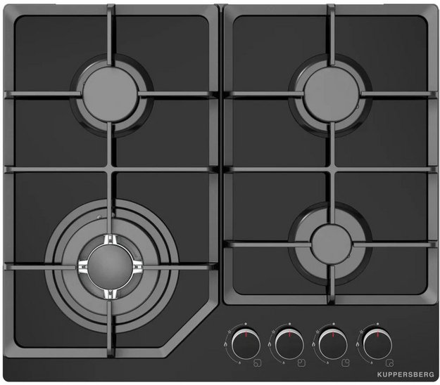 Газовая варочная панель Kuppersberg FG 60 B (preview 1)