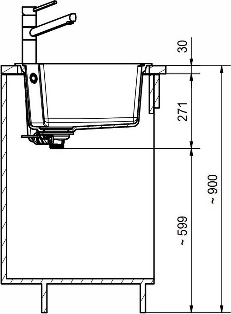 Мойка Franke UBG 610-72 грифельный серый (preview 5)