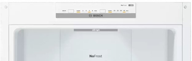 Холодильник с нижней морозильной камерой BOSCH KGN36NW21R (фото 3) Холодильник с нижней морозильной камерой BOSCH KGN36NW21R (preview 3)