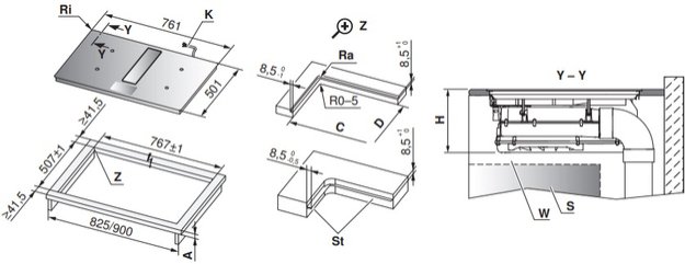 Варочная панель с вытяжкой V-ZUG CombiCookTop V4000 I804 CCT4T-31096 (фото 4) Варочная панель с вытяжкой V-ZUG CombiCookTop V4000 I804 CCT4T-31096 (preview 4)