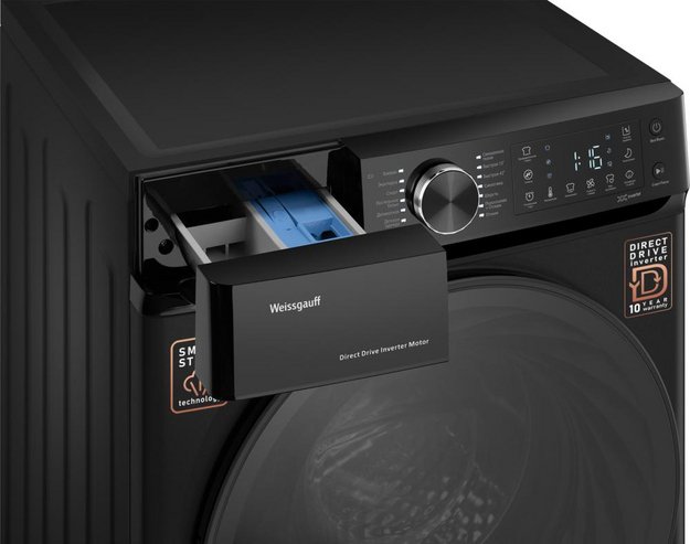 Стиральная машина Weissgauff WM 59411 Direct Drive Inverter Steam Matt Black (preview 8)