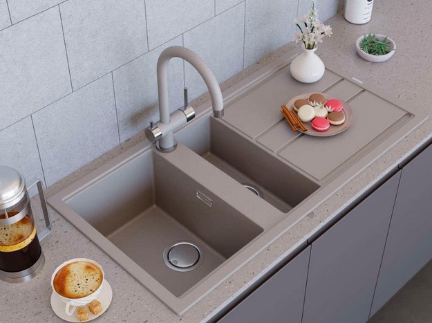 Мойка Omoikiri Kitagawa 100-2 WG (preview 4)