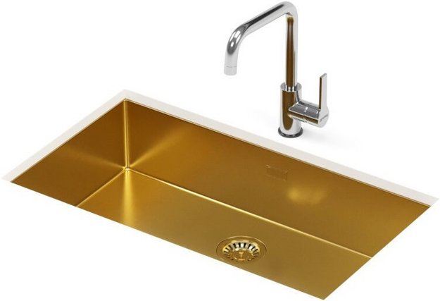 Мойка Smeg Mira VSTR71BRX латунный (preview 3)