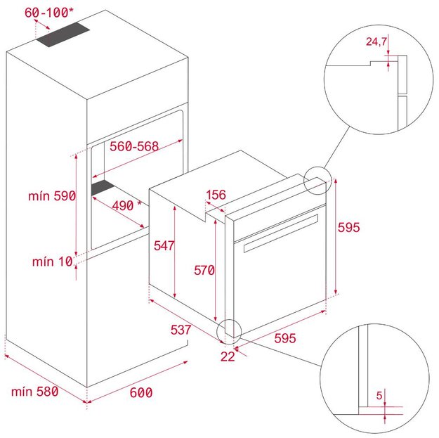Газовый духовой шкаф Teka HSB 740 G SS (preview 12)