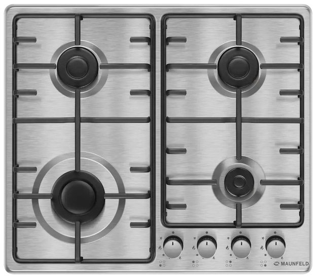 Газовая варочная панель MAUNFELD EGHS.64.3STS-ES (фото 2) Газовая варочная панель MAUNFELD EGHS.64.3STS-ES (preview 2)
