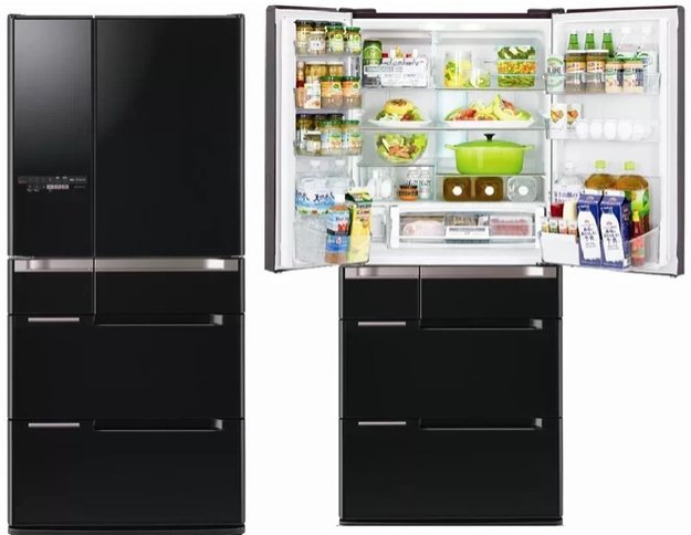 Холодильник Hitachi R-B 6800 U XK (фото 1) Холодильник Hitachi R-B 6800 U XK (preview 1)