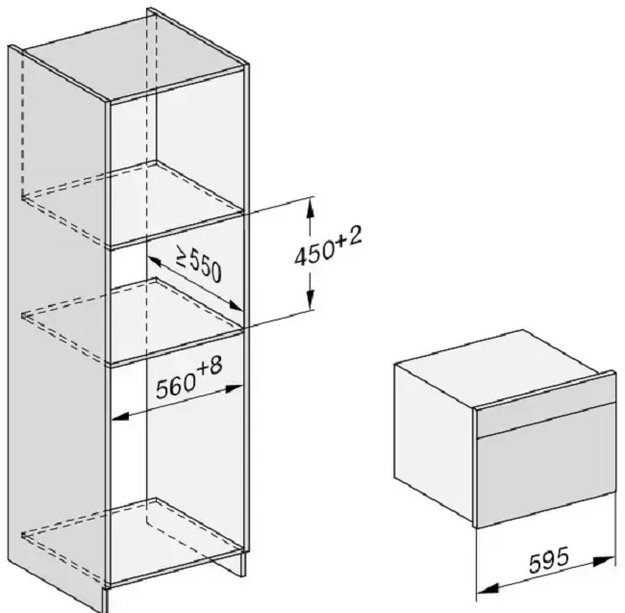 Встраиваемая комби-пароварка Miele DGC 7840 X OBSW с витрины, новая (без коробки) (фото 4) Встраиваемая комби-пароварка Miele DGC 7840 X OBSW с витрины, новая (без коробки) (preview 4)