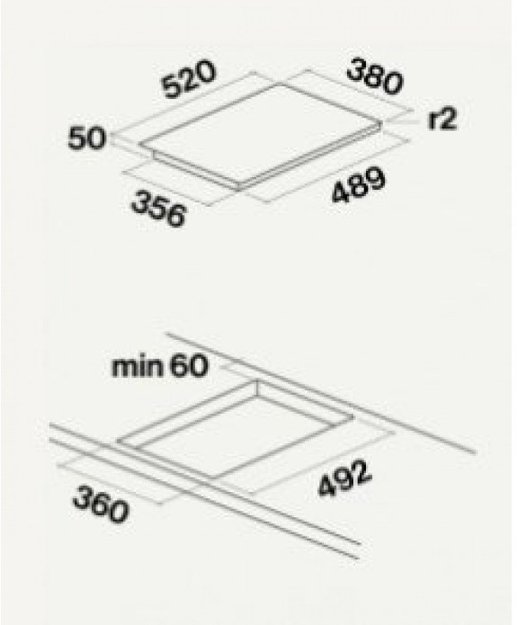 Варочная панель FALMEC PIANO INDUZIONE PLUS (38 х 52) (фото 2) Варочная панель FALMEC PIANO INDUZIONE PLUS (38 х 52) (preview 2)