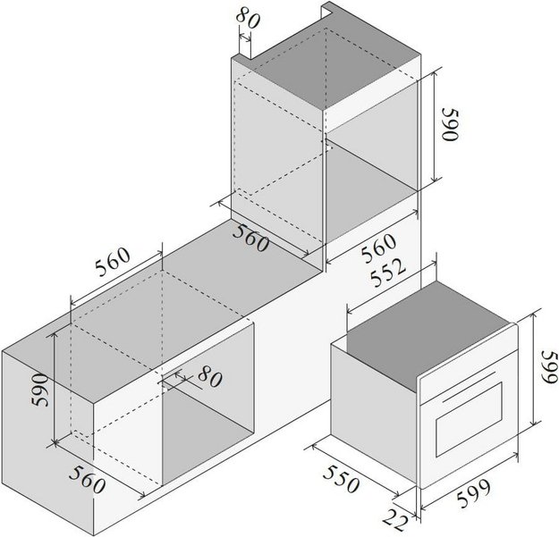 Духовой шкаф Ilve OV601GL3/BK (preview 2)