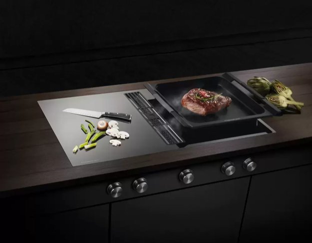 Индукционная варочная панель с вытяжкой Kuppersbusch KMI 9850.0 SR (preview 2)