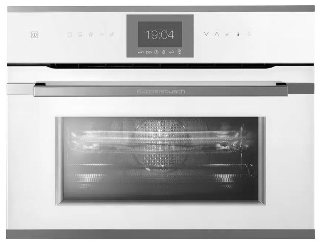 Компактный духовой шкаф с микроволнами Kuppersbusch CBM 6550.0 W3 Silver Chrome (preview 1)