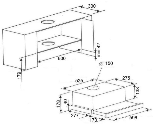 Встраиваемая вытяжка Kuppersberg SLIMLUX S 60 GB (фото 7) Встраиваемая вытяжка Kuppersberg SLIMLUX S 60 GB (preview 7)