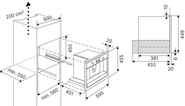 Встраиваемая кофемашина Kuppersbusch CKV 6800.0 W4 Gold (фото 4) Встраиваемая кофемашина Kuppersbusch CKV 6800.0 W4 Gold (preview 4)
