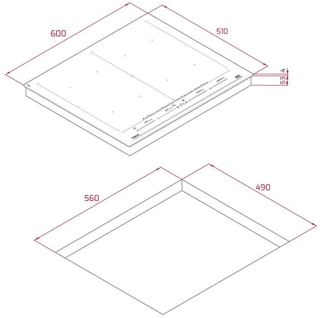 Индукционная варочная панель Teka IZF 68700 MST BLACK (фото 9) Индукционная варочная панель Teka IZF 68700 MST BLACK (preview 9)