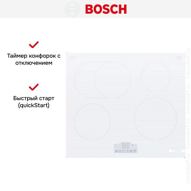 Индукционная варочная панель Bosch PIF612BB1E (preview 6)