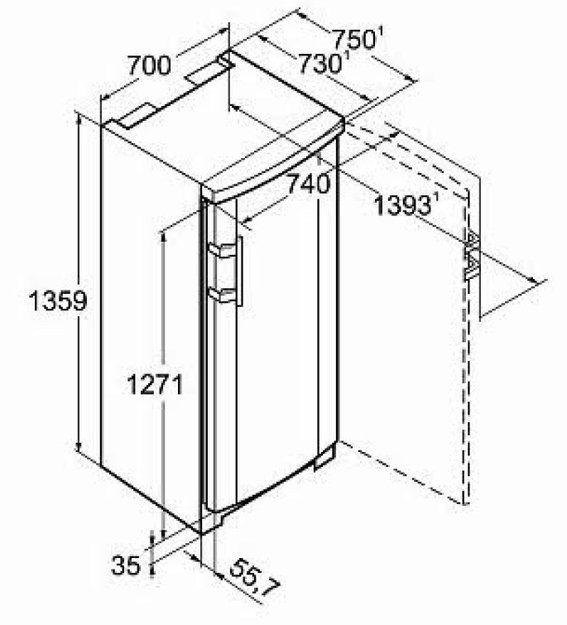 Морозильник Liebherr GN 2613 Comfort NoFrost (фото 3) Морозильник Liebherr GN 2613 Comfort NoFrost (preview 3)