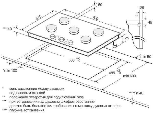 Варочная панель Graude GS 70.1 CM (фото 8) Варочная панель Graude GS 70.1 CM (preview 8)