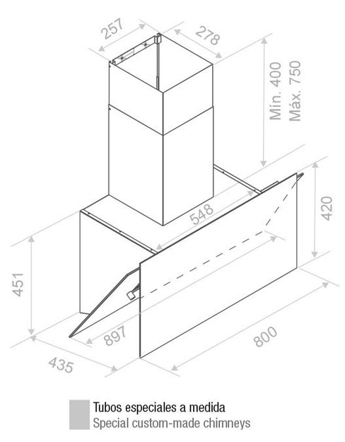 Вытяжка Pando P-730/90 CR NE+BL V. 1050 SEC PLUS (фото 3) Вытяжка Pando P-730/90 CR NE+BL V. 1050 SEC PLUS (preview 3)