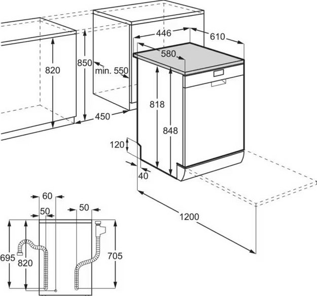Посудомоечная машина Electrolux ESA63200SX (preview 7)