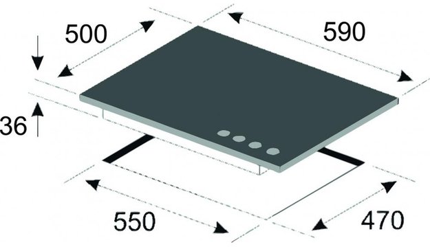 Варочная панель Kaiser KG 6325 Em Sil Turbo (фото 6) Варочная панель Kaiser KG 6325 Em Sil Turbo (preview 6)