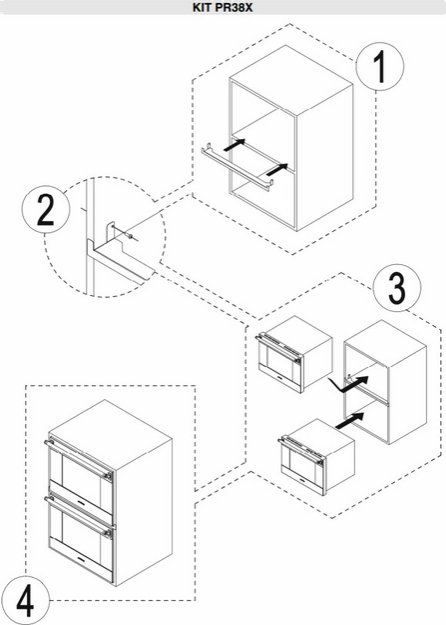Соединительная планка для духовых шкафов Smeg PR3845X (preview 4)