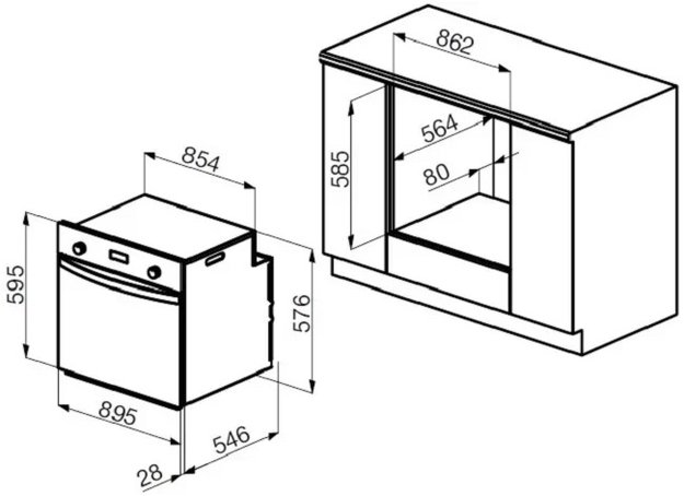 Духовой шкаф Korting OKB 5809 CSX PRO (фото 4) Духовой шкаф Korting OKB 5809 CSX PRO (preview 4)