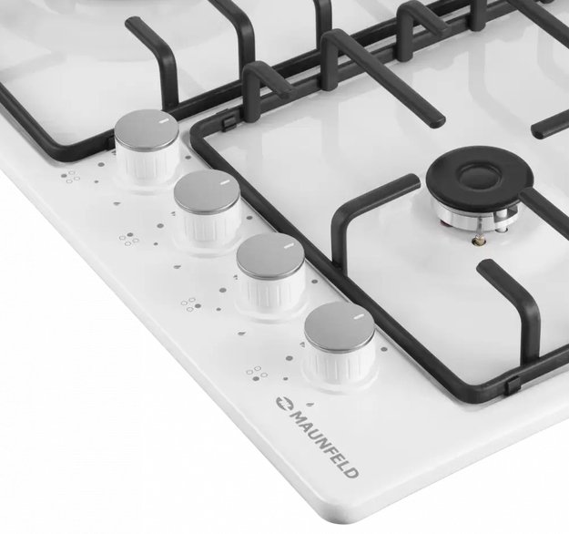 Газовая варочная панель MAUNFELD EGHE.64.3STS-EW/G (фото 5) Газовая варочная панель MAUNFELD EGHE.64.3STS-EW/G (preview 5)