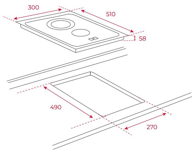 Стеклокерамическая варочная панель Teka TZC 32320 TTC BLACK (фото 2) Стеклокерамическая варочная панель Teka TZC 32320 TTC BLACK (preview 2)