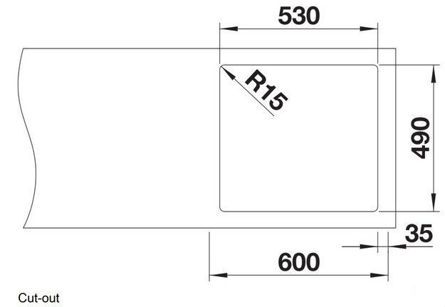 Мойка BLANCO ANDANO 500-IF/A нержавеющая сталь, клапан-автомат (фото 7) Мойка BLANCO ANDANO 500-IF/A нержавеющая сталь, клапан-автомат (preview 7)