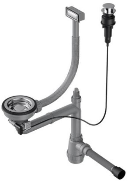 Арматура для одночашевых моек с прямоугольным переливом Omoikiri WK-1-IN-A (фото 1) Арматура для одночашевых моек с прямоугольным переливом Omoikiri WK-1-IN-A (preview 1)