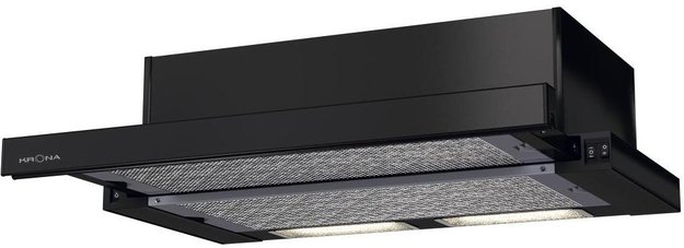 Вытяжка Krona VENDY 600 BLACK (1 мотор) (фото 1) Вытяжка Krona VENDY 600 BLACK (1 мотор) (preview 1)