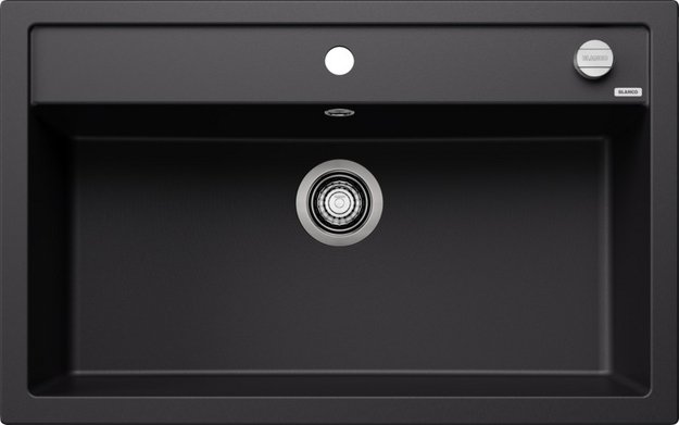 Мойка BLANCO DALAGO 8 Silgranit черный, клапан-автомат (preview 1)