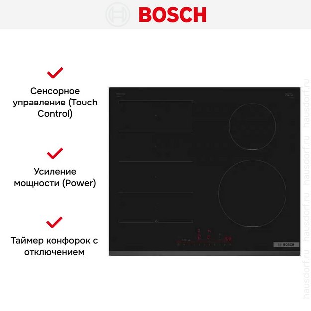 Индукционная варочная панель Bosch PIX631HC1E (preview 8)