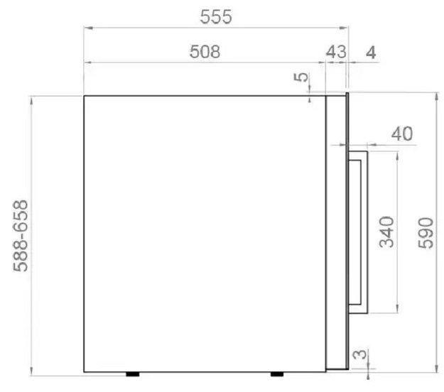 Встраиваемый винный шкаф Pando PVMAVP 60-25CRL (фото 4) Встраиваемый винный шкаф Pando PVMAVP 60-25CRL (preview 4)