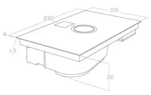 Варочная панель с вытяжкой Elica NIKOLATESLA SWITCH GLOW BL/A/83 (фото 5) Варочная панель с вытяжкой Elica NIKOLATESLA SWITCH GLOW BL/A/83 (preview 5)