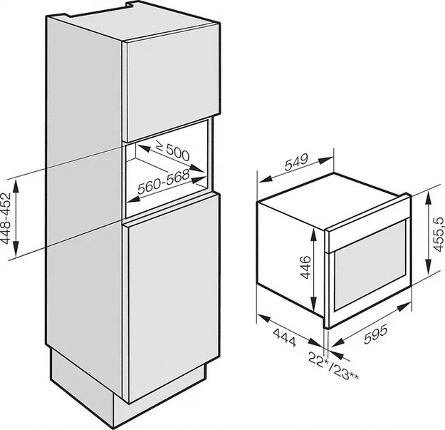 Духовой шкаф Miele H 5080 BM  (Ice) (preview 6)