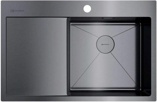 Мойка Omoikiri AKISAME 78 GM R крыло слева (фото 1) Мойка Omoikiri AKISAME 78 GM R крыло слева (preview 1)