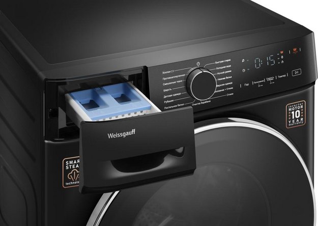 Стиральная машина Weissgauff WM 4627 Touch Inverter Steam Black (preview 7)