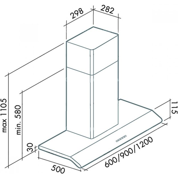 Вытяжка Falmec Concorde 120 ix (800) ECP (preview 5)