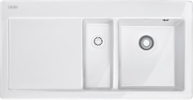 Мойка Franke Mythos MTK 651-100 чаша справа белый (фото 1) Мойка Franke Mythos MTK 651-100 чаша справа белый (preview 1)