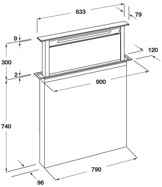 Встраиваемая вытяжка Fulgor Milano FDDH 900 TRC WH (фото 7) Встраиваемая вытяжка Fulgor Milano FDDH 900 TRC WH (preview 7)