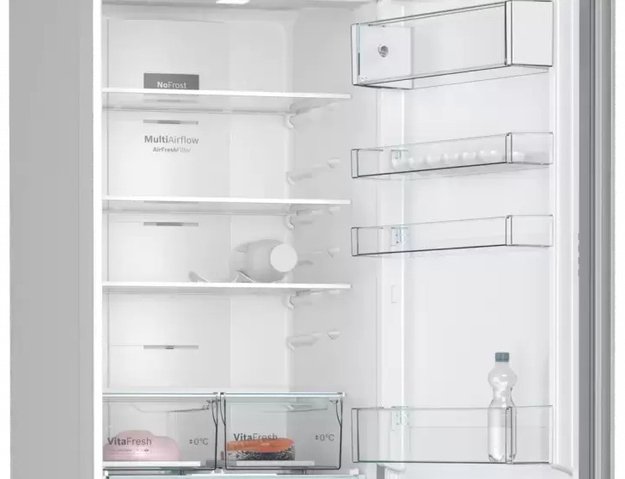 Холодильник с нижней морозильной камерой BOSCH KGN39XI27R (фото 2) Холодильник с нижней морозильной камерой BOSCH KGN39XI27R (preview 2)