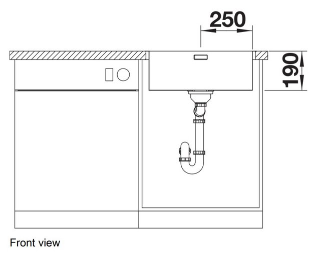Мойка BLANCO ANDANO 500-IF/A нержавеющая сталь, клапан-автомат (фото 5) Мойка BLANCO ANDANO 500-IF/A нержавеющая сталь, клапан-автомат (preview 5)