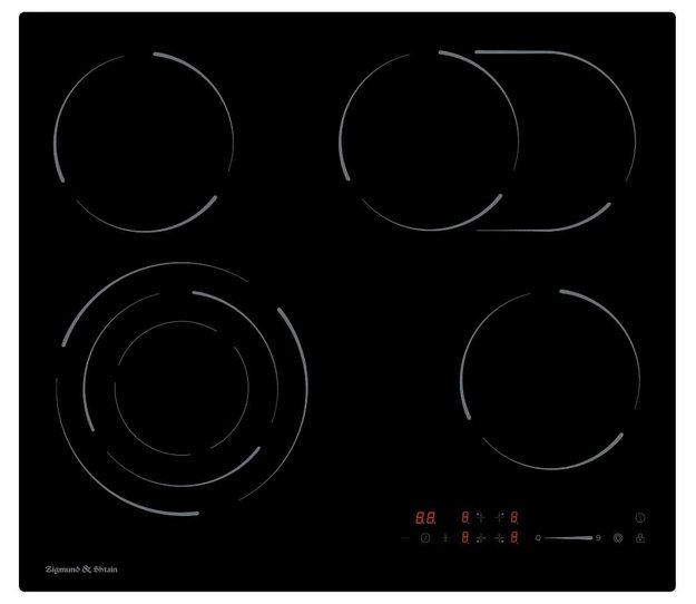 Стеклокерамическая варочная панель Zigmund Shtain CN 51.6 B (фото 1) Стеклокерамическая варочная панель Zigmund Shtain CN 51.6 B (preview 1)