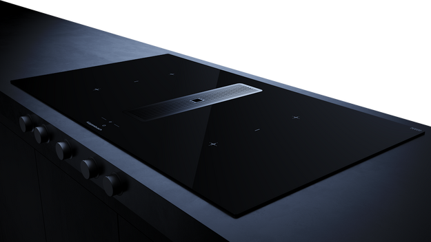 Индукционная варочная поверхность с вытяжкой Kuppersbusch KMI 9850.1 SR-S Black Chrome (preview 3)